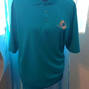 Miami Dolphins Antigua Men's Medium Polo Shirt